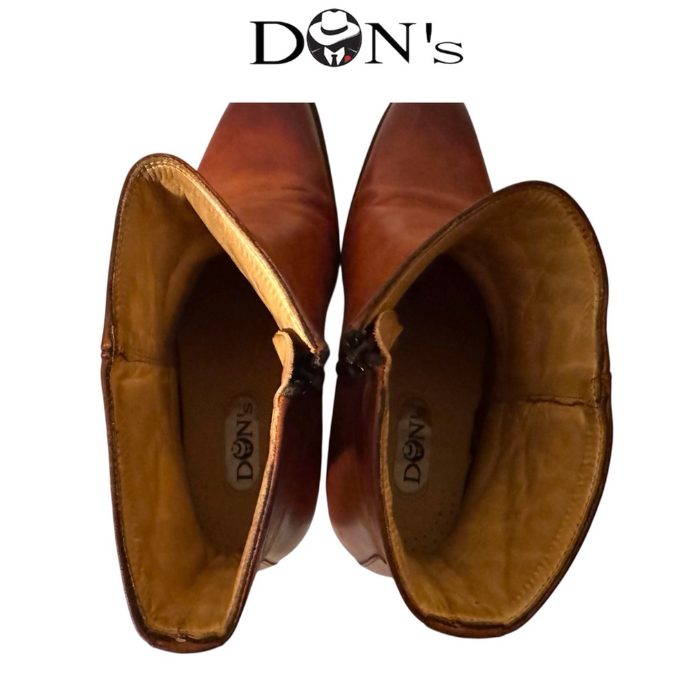 🛍️SALE🛍️ DON's Footwear Men's Handmade Elevator 100% Leather Boots - Picture 7 of 10